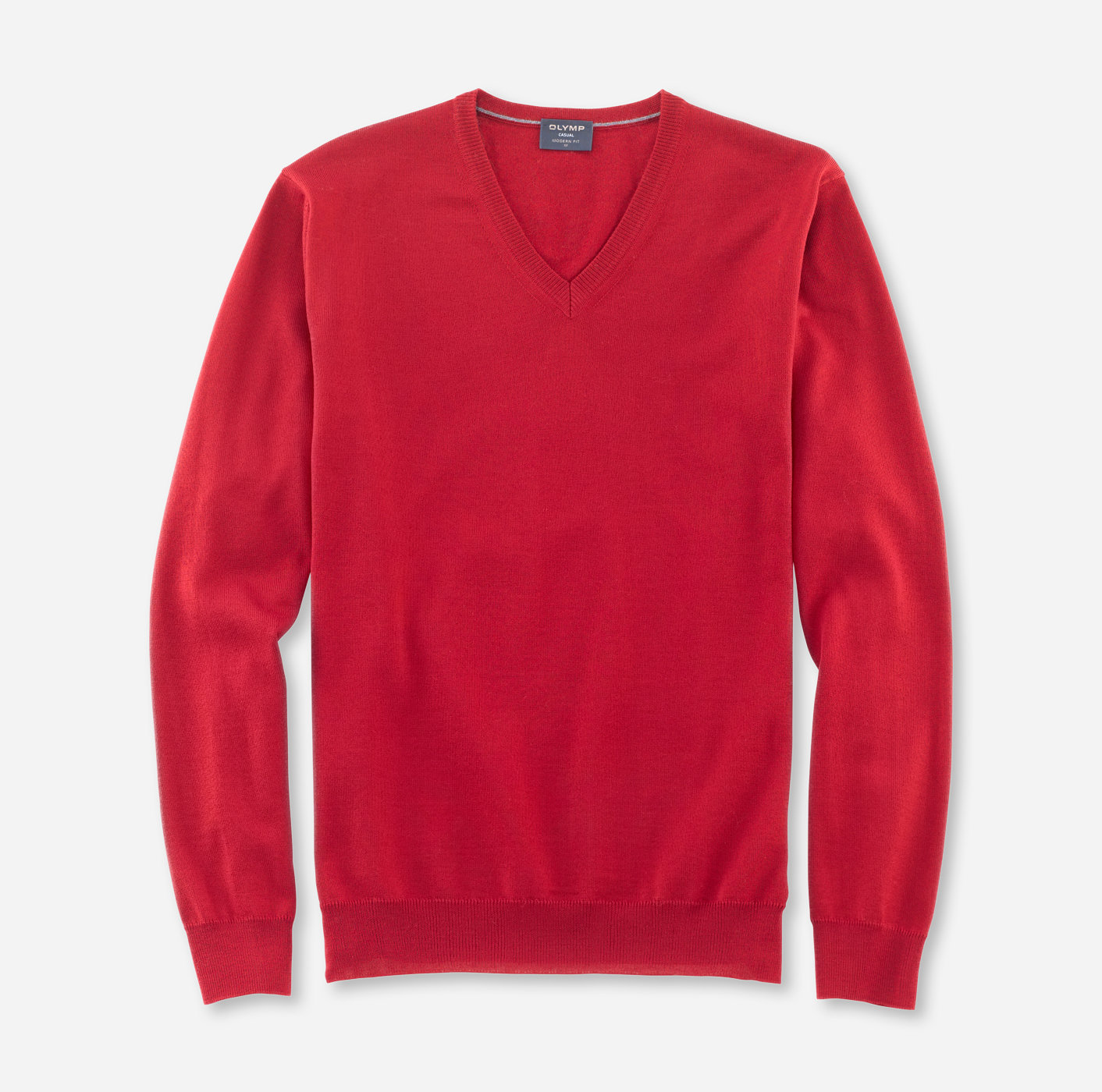 OLYMP Casual Strick, Pullover, Rot