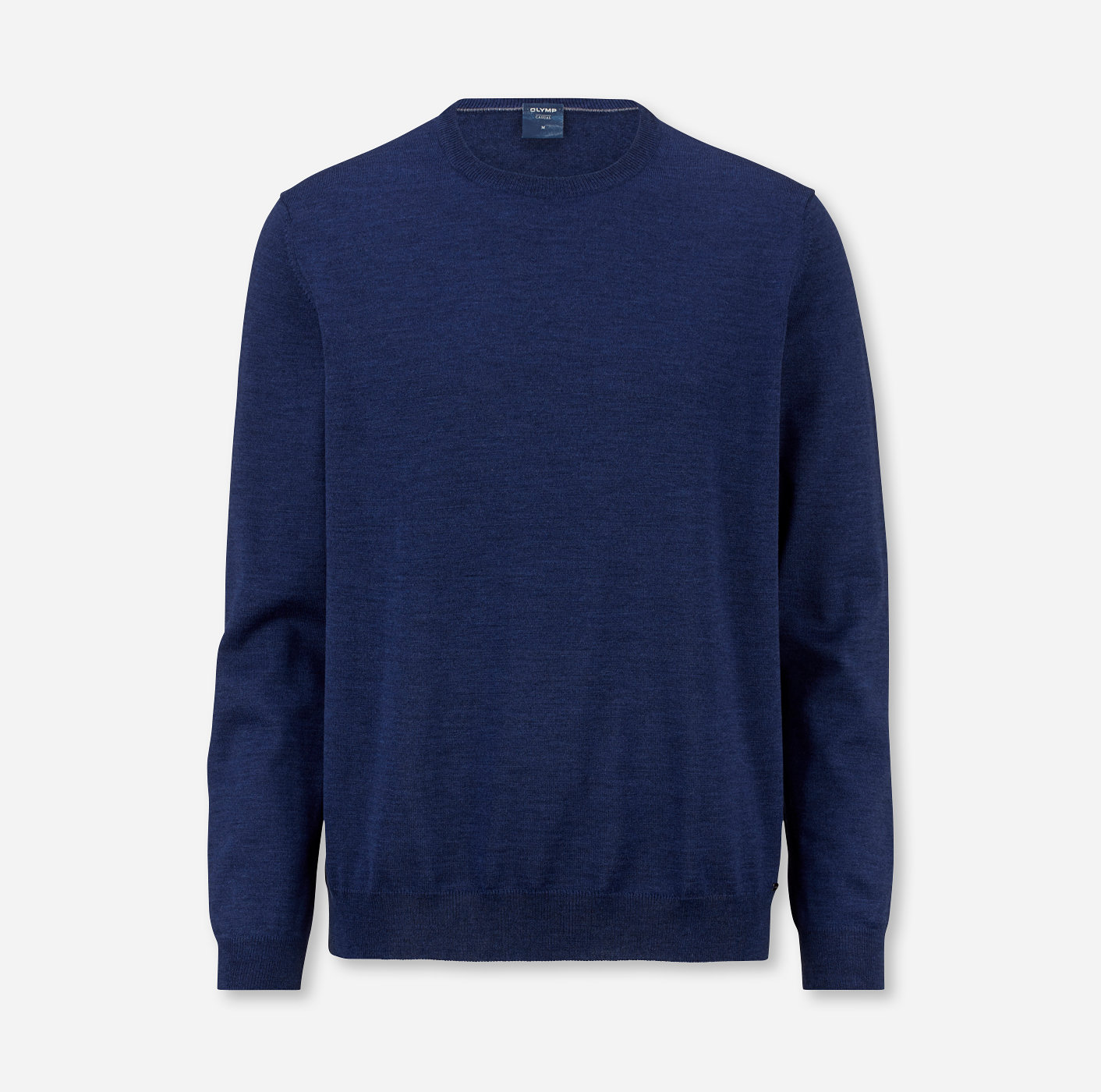 OLYMP Maille, modern fit, Pullover col rond, Bleu