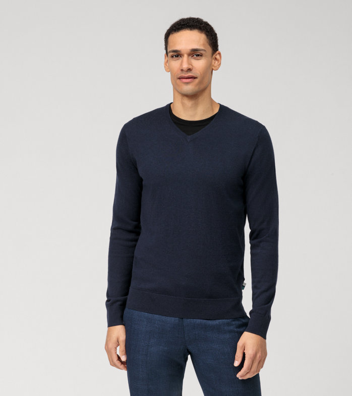 Casual Knitwear, Pullover, Marine