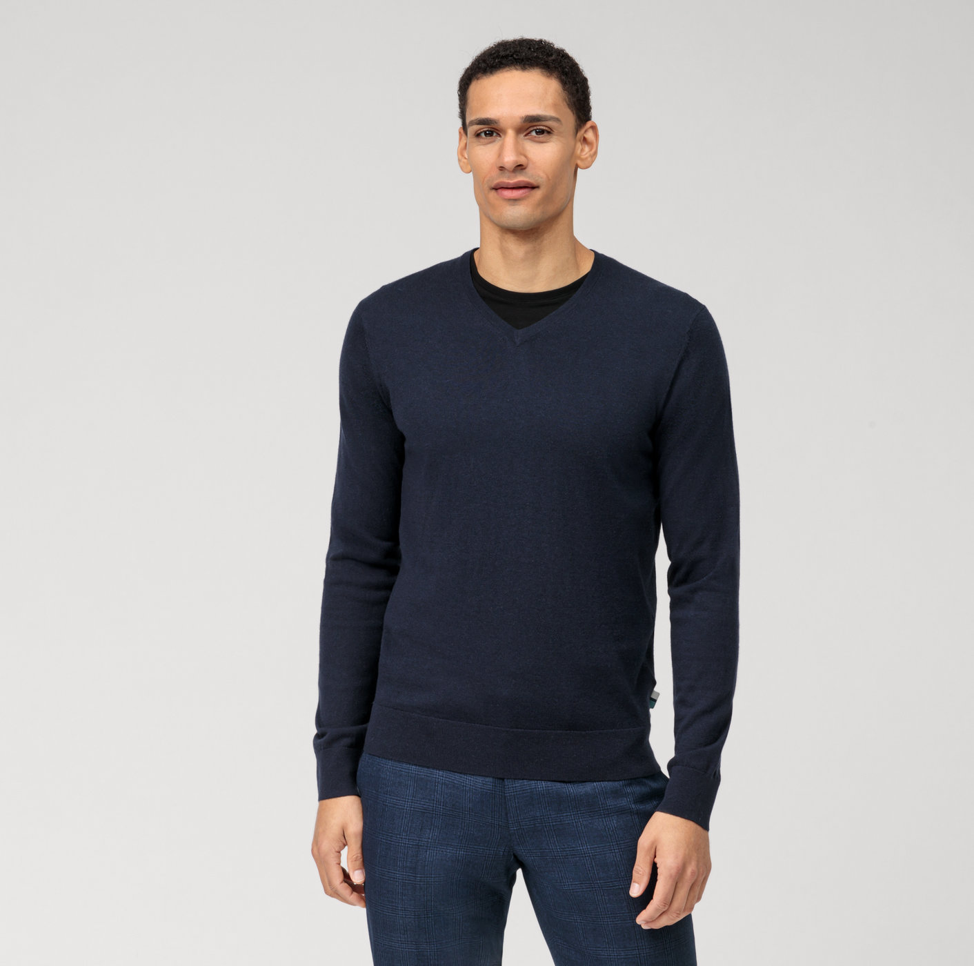 OLYMP Casual Strick, Pullover, Marine