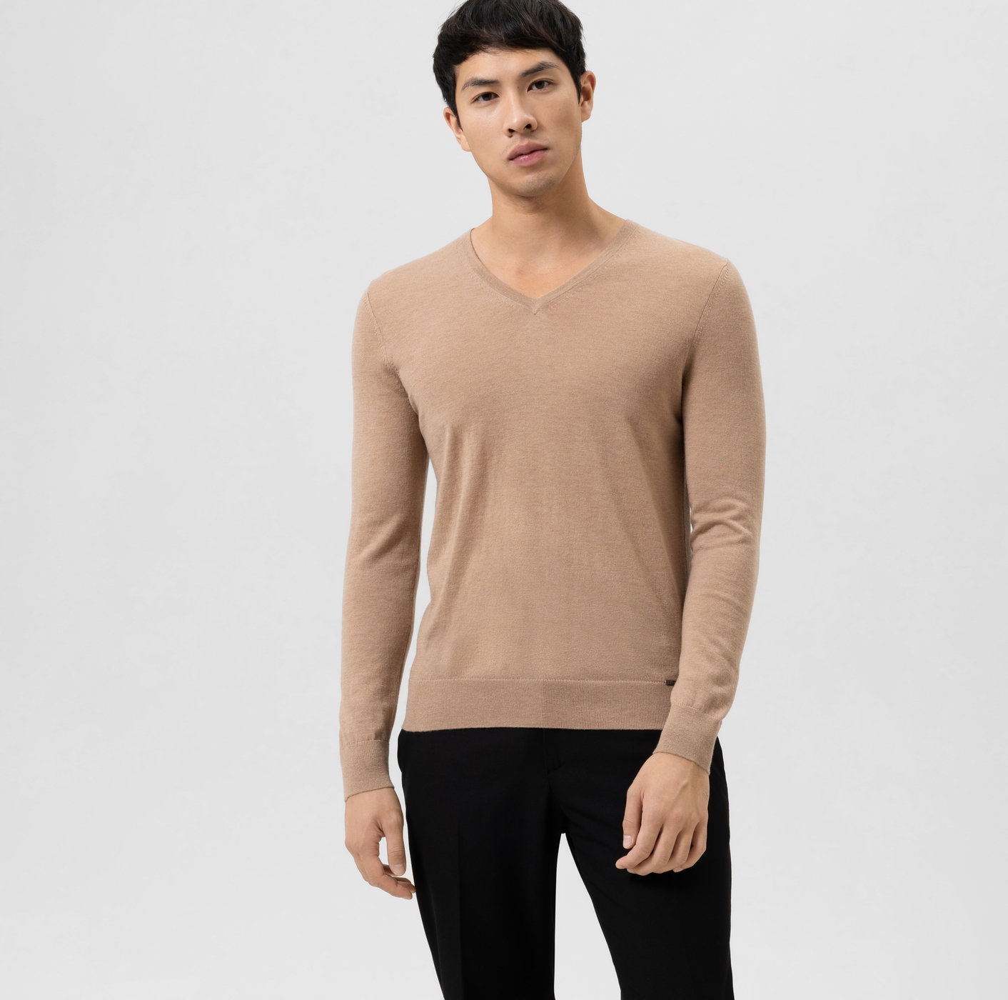 OLYMP Casual Maille, Pullover, Camel