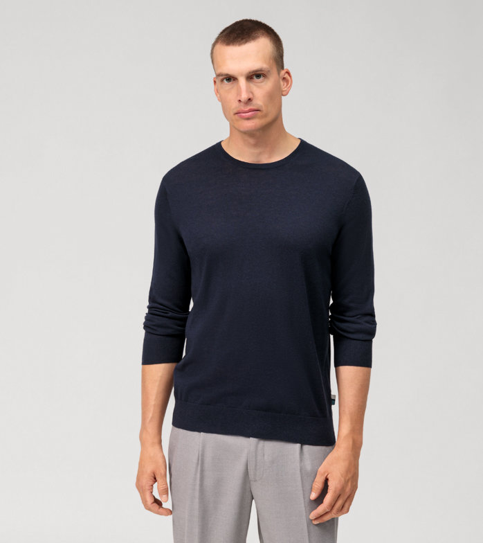 Casual Knitwear, regular fit, Marine