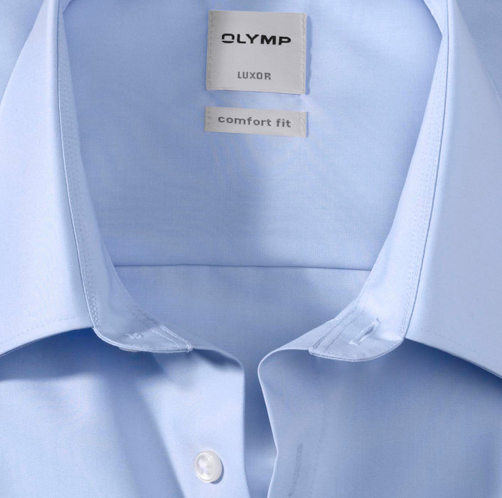 OLYMP Luxor, comfort fit, Business shirt, Kent, Bleu