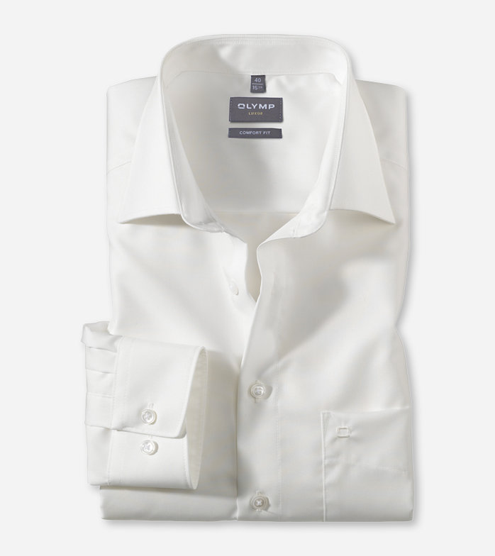 Luxor, Business shirt, comfort fit, New Kent, Beige