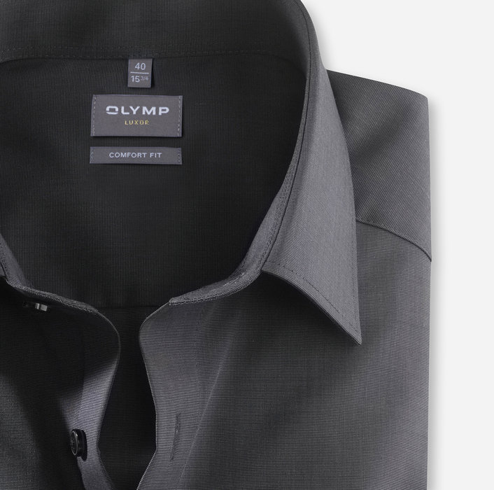 OLYMP Luxor, comfort fit, Business shirt, New Kent, Noir