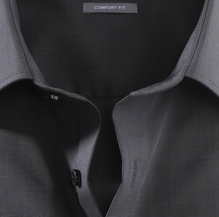 OLYMP Luxor, comfort fit, Business shirt, New Kent, Noir