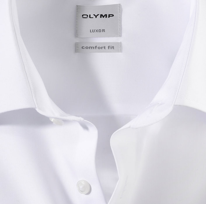 OLYMP Luxor, comfort fit, Chemise d'affaires, New Kent, Blanc