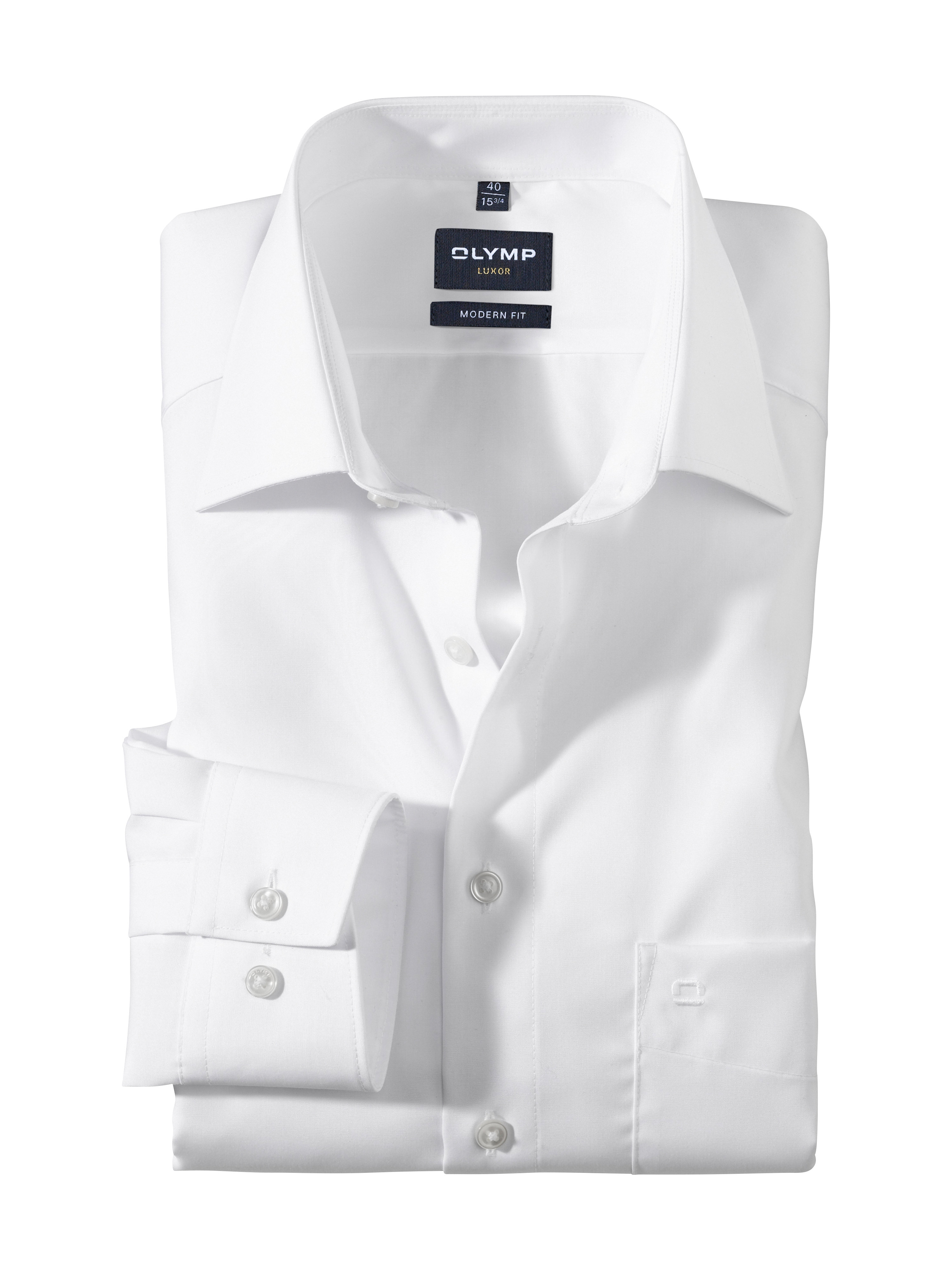New Businesshemd | modern Weiß fit, OLYMP Luxor, | Kent 03006400 -