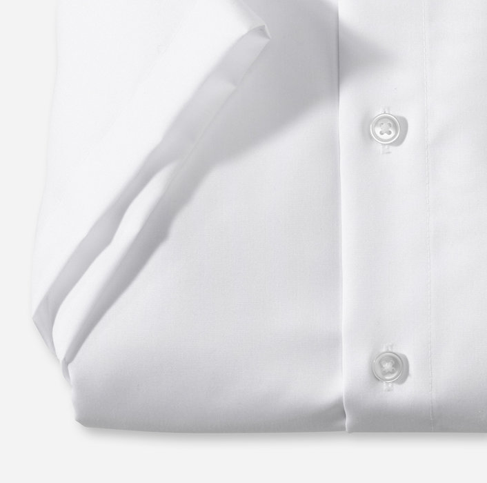 OLYMP Luxor, modern fit, Business shirt, Pointes boutonnées, Blanc