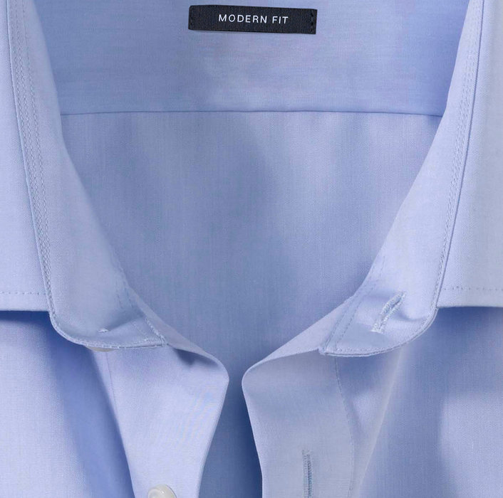 OLYMP Luxor, modern fit, Business shirt, Manches extra longues, New Kent, Bleu