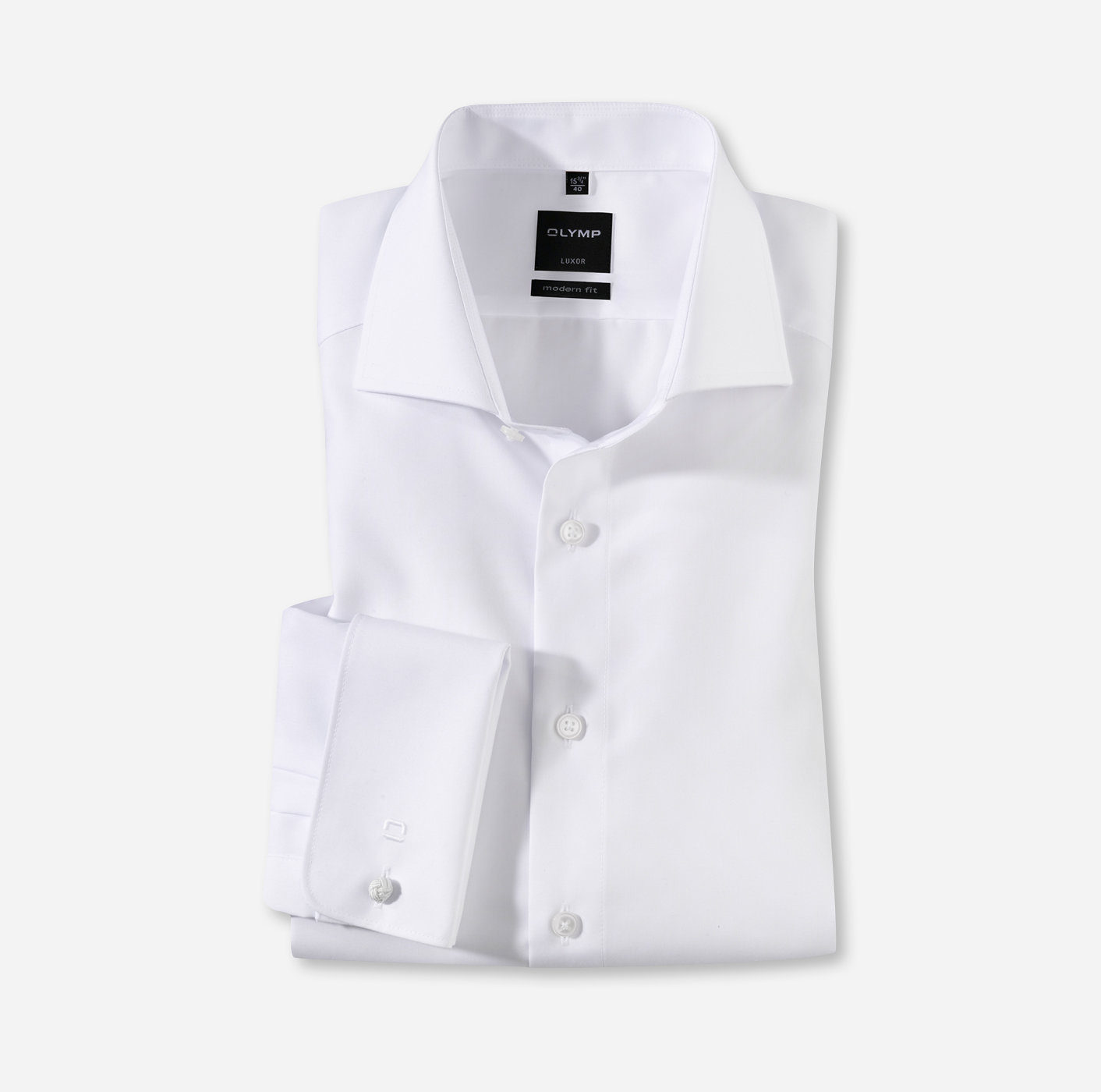 OLYMP Luxor, modern fit, Business shirt, Italien classic, Blanc