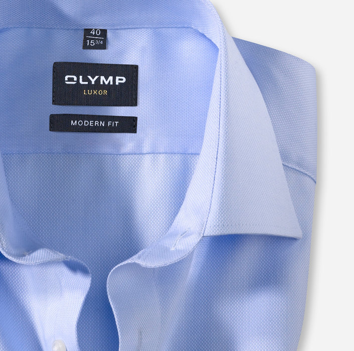 OLYMP Luxor, modern fit, Businesshemd, New Kent, Bleu