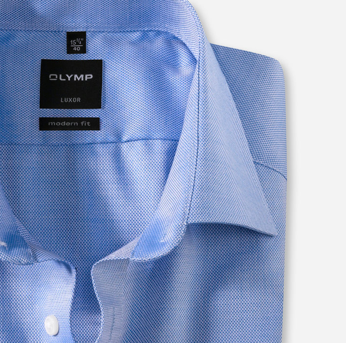 OLYMP Luxor, modern fit, Business shirt, New Kent, Bleu Roi