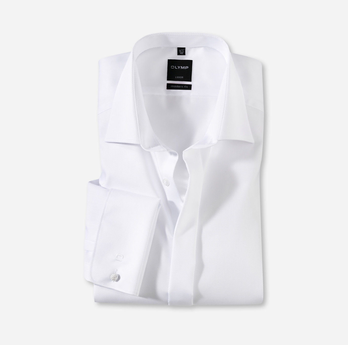 OLYMP Luxor, modern fit, Business shirt, New Kent, Blanc