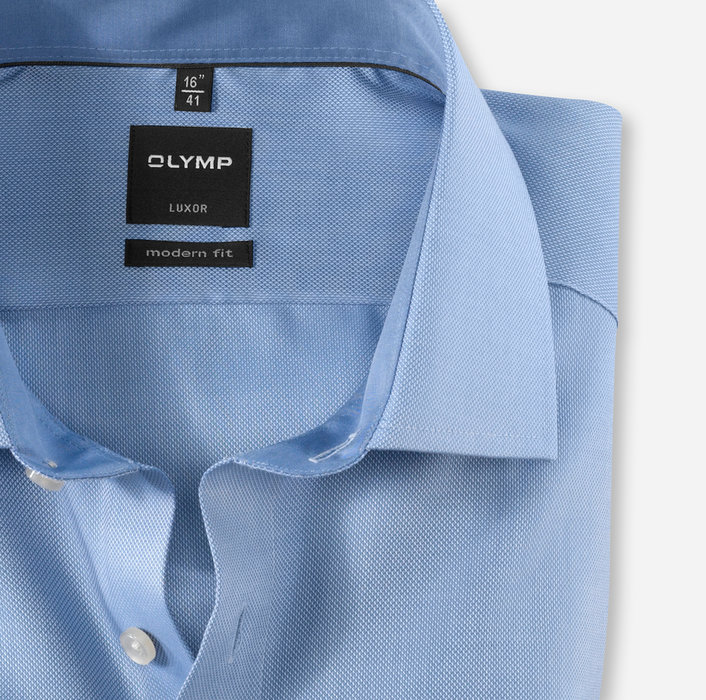 OLYMP Luxor, Businesshemd, modern fit, Global Kent, Bleu