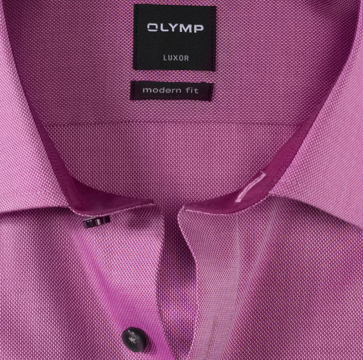 OLYMP Luxor, modern fit, Businesshemd, Global Kent, Pink