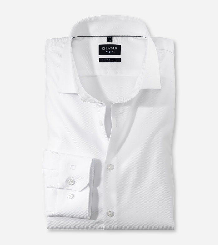 No. Six, Business shirt, super slim, Royal Kent, White