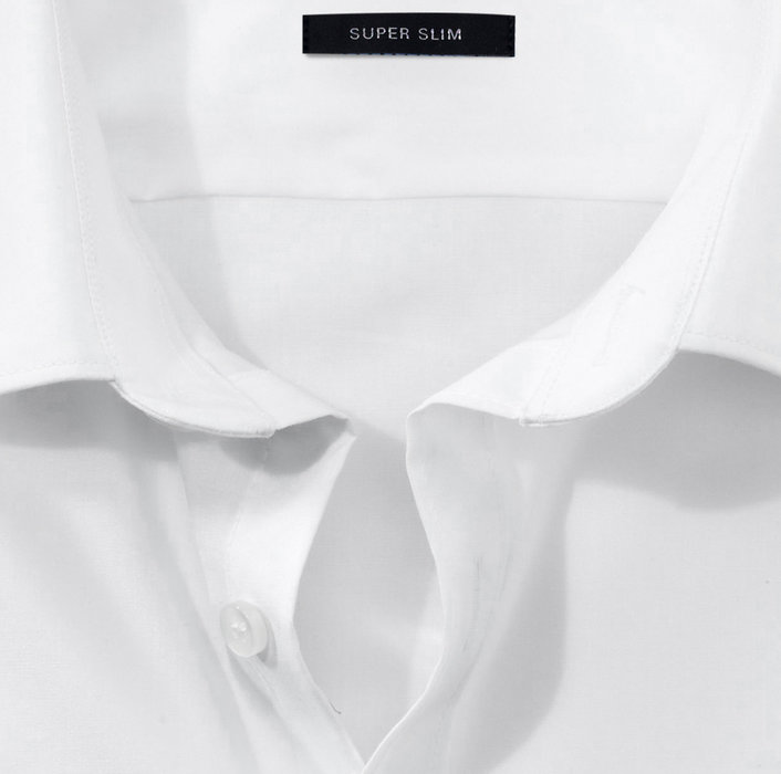 OLYMP No. Six, super slim, Business shirt, Urban Kent, Blanc