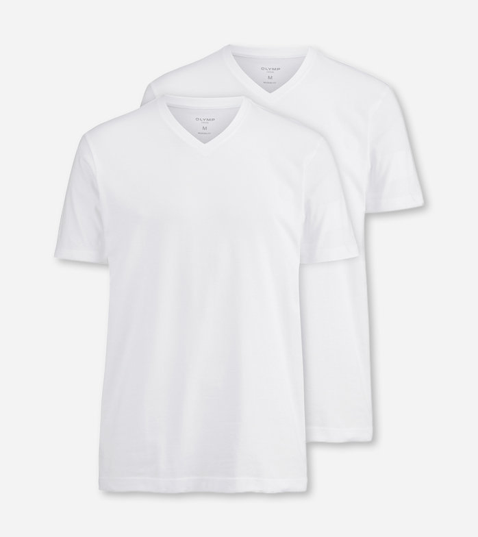Undershirt, modern fit, White