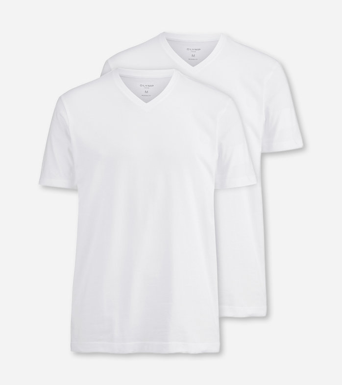 T-Shirt voor eronder, modern fit, Wit