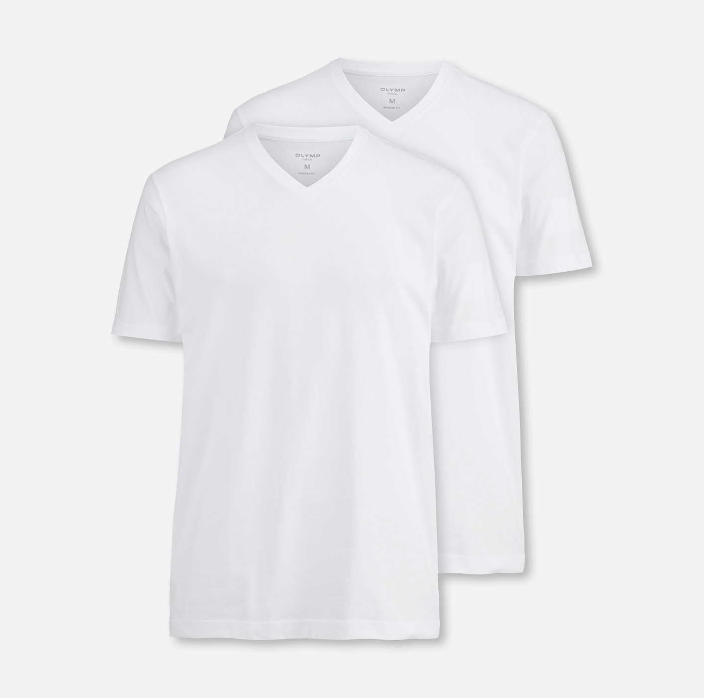OLYMP T-Shirt de dessous, modern fit, Blanc