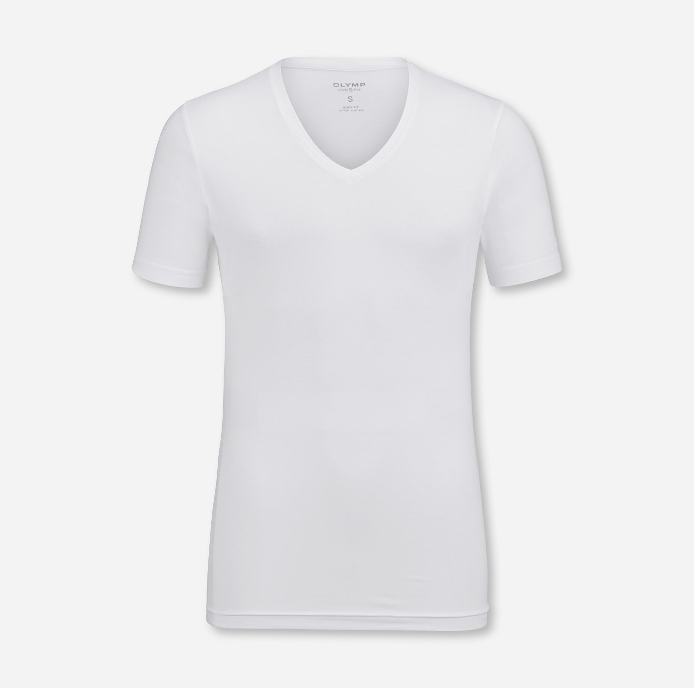 OLYMP Level Five T-Shirt de dessous, body fit, Blanc