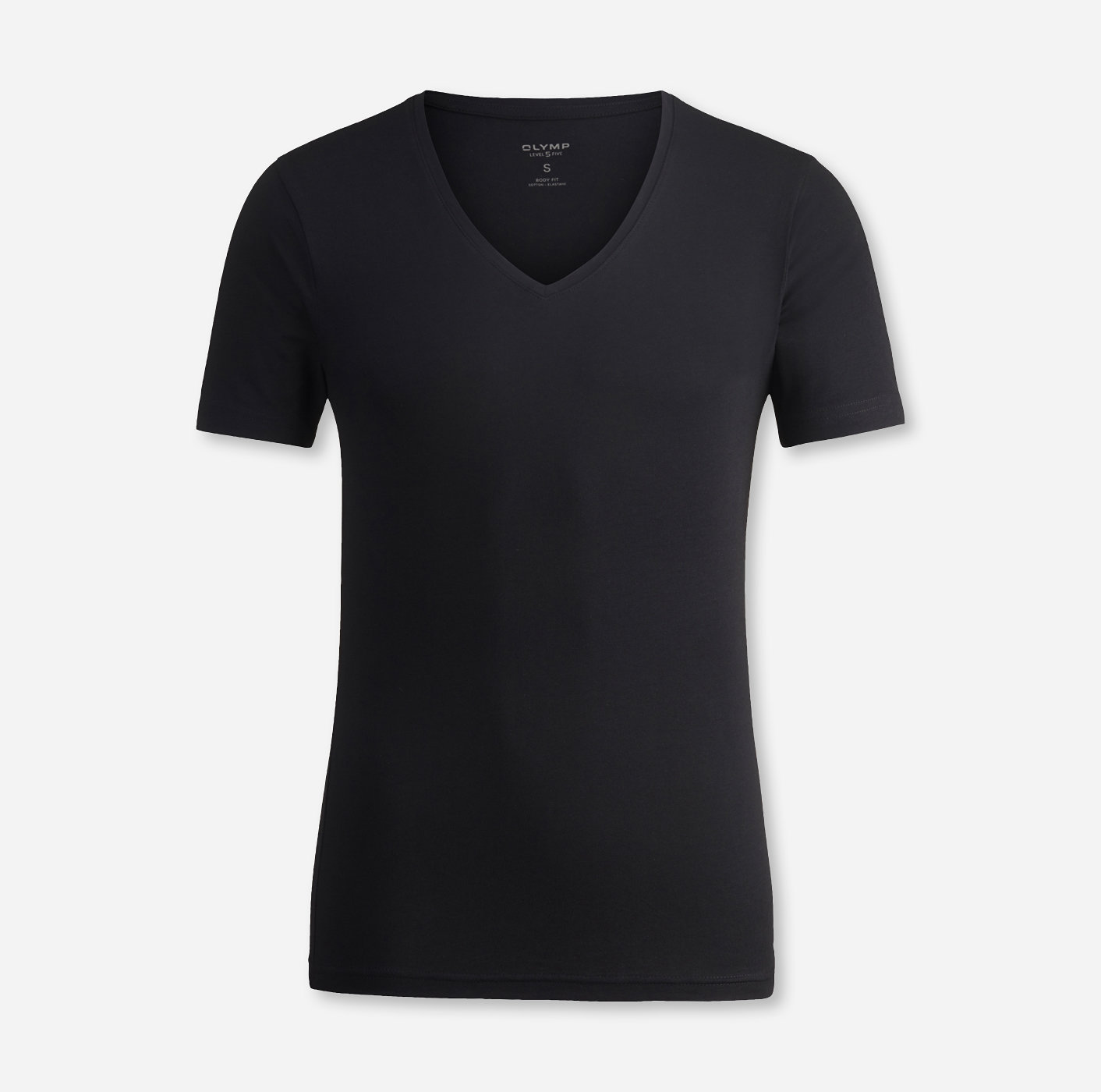 OLYMP Level Five Unterzieh-T-Shirt, body fit, Schwarz