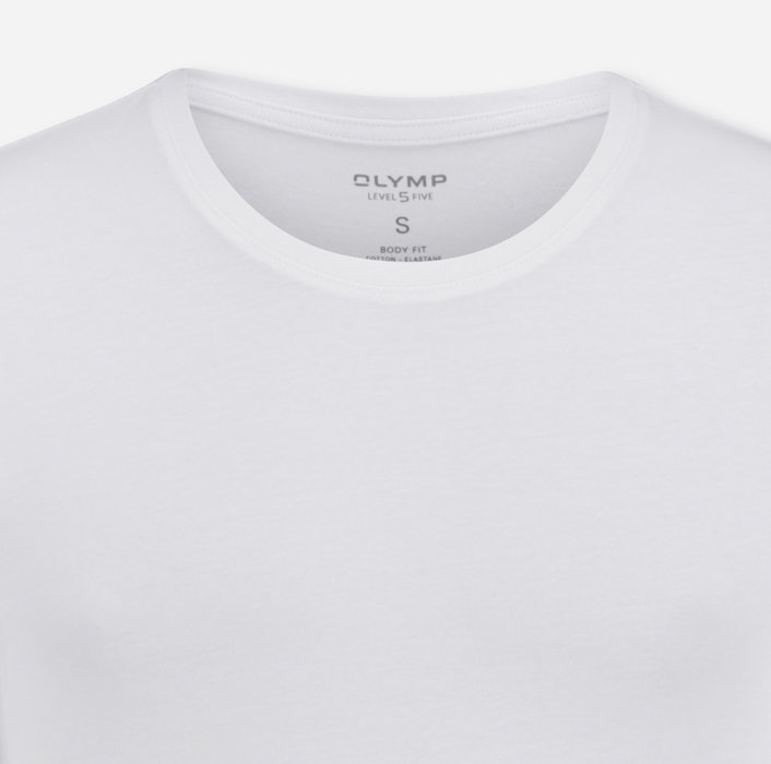 OLYMP Level Five Unterzieh-T-Shirt, body fit | Weiß - 08031200