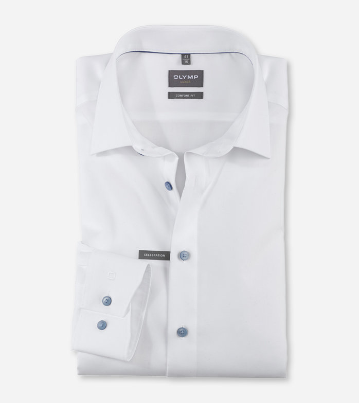 Luxor, Business shirt, comfort fit, New Kent, Smoke Blue