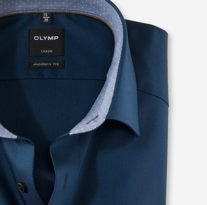 OLYMP Luxor, modern fit, Chemise d'affaires, New Kent, Marine