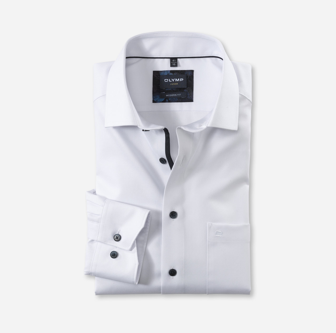 Business shirt | OLYMP Luxor, modern fit, Global Kent | White - 12602800