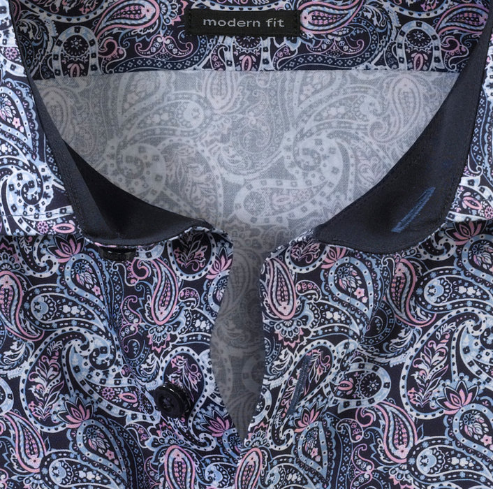 OLYMP Luxor, modern fit, Business shirt, Global Kent, Rose