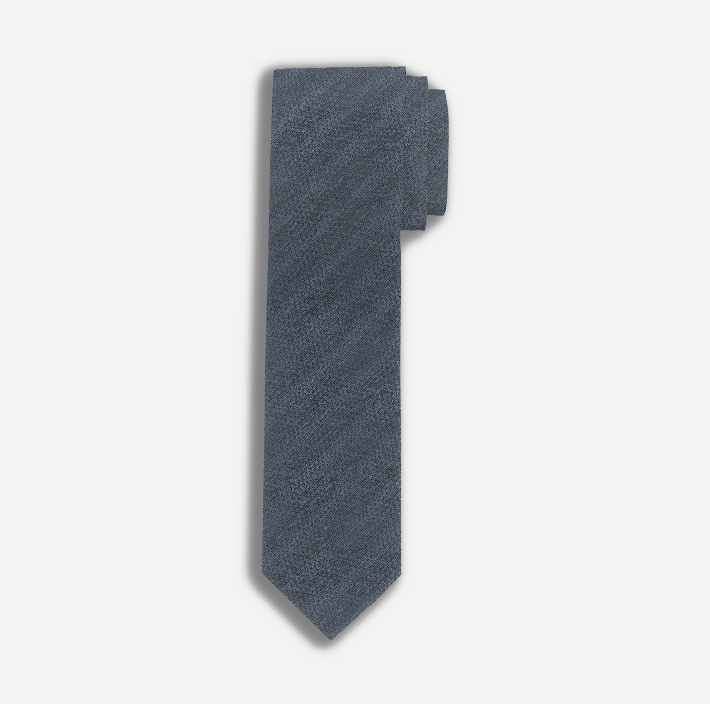 OLYMP Krawatte, medium 6,5 cm, Blau