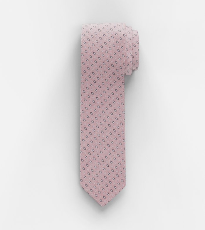 Tie, slim 6,5 cm, Fuchsia