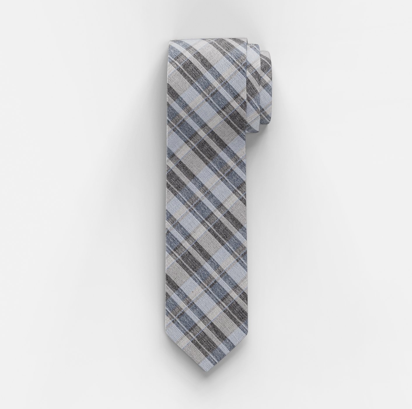 OLYMP Krawatte, slim 6,5 cm | Bleu - 1712501101