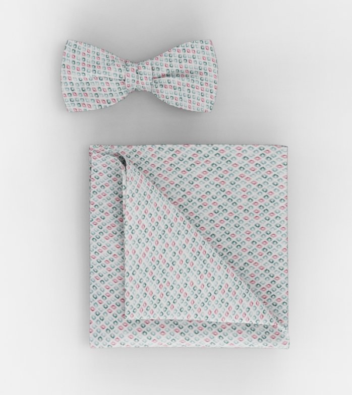 Ensemble nœud papillon / pochette OLYMP, Menthe