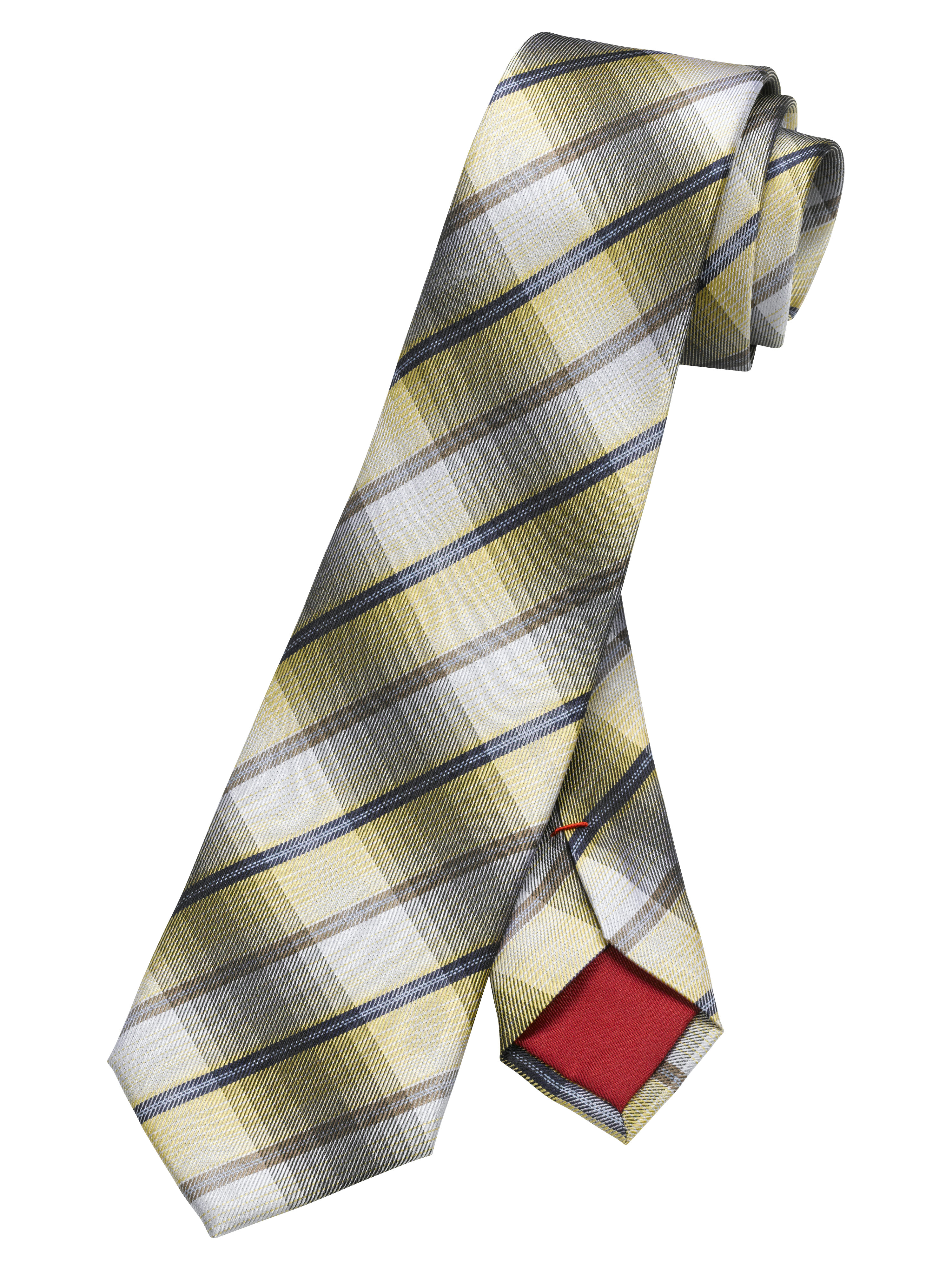 OLYMP Krawatte, regular 7 cm | Gelb - 1721735101