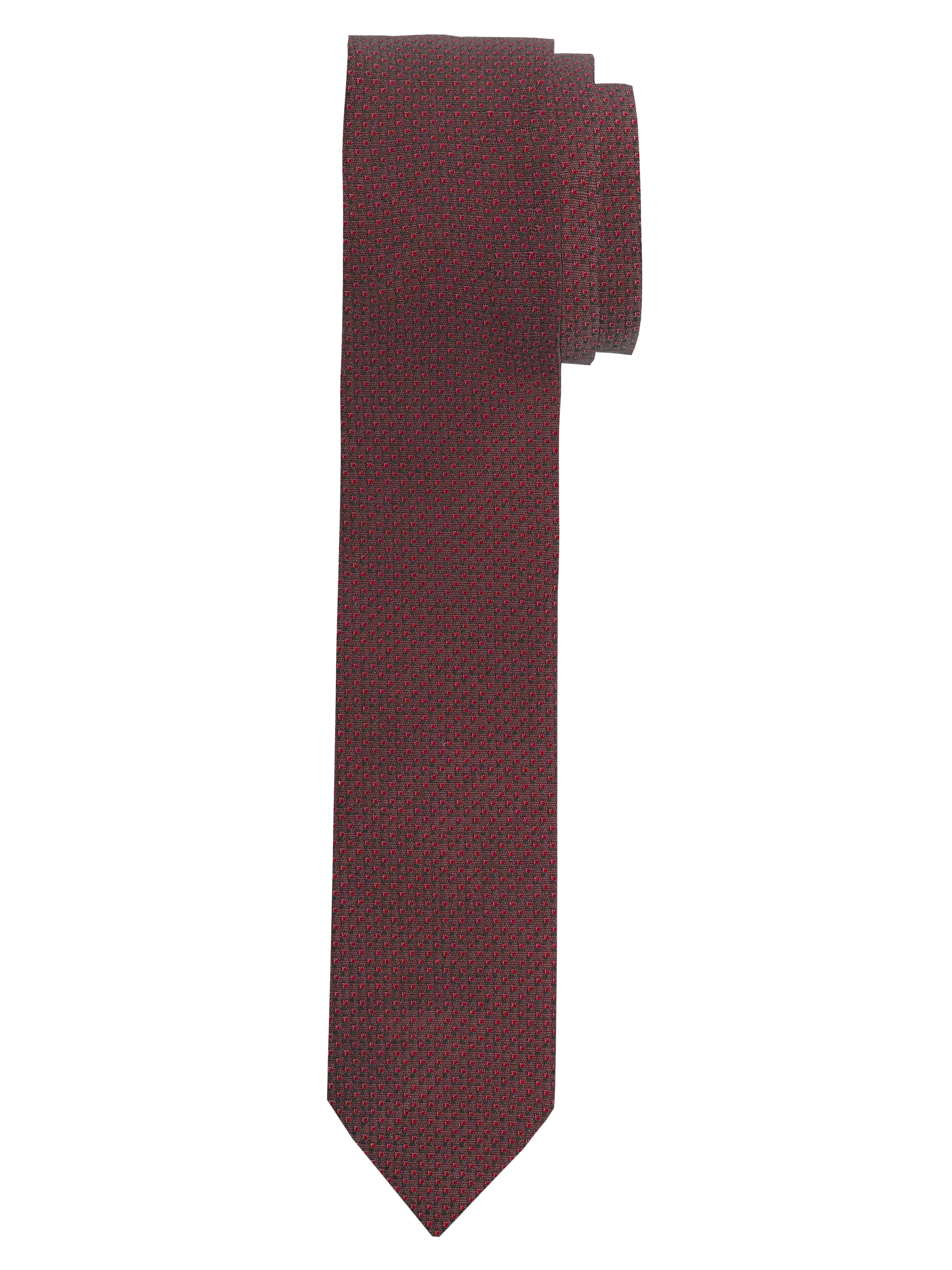 OLYMP Krawatte, super slim 5 cm | Rot - 1722003501