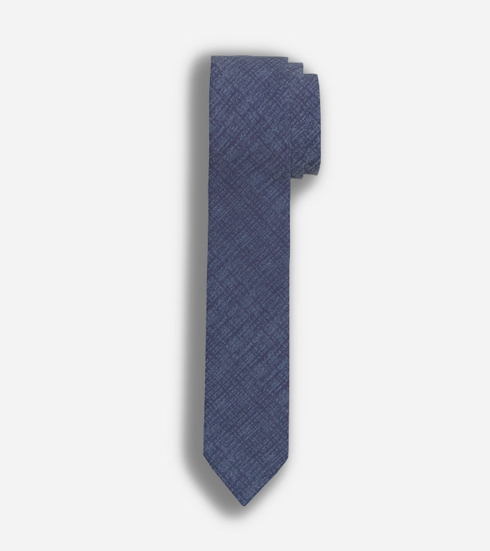 Krawatte, super slim 5 cm, Bleu