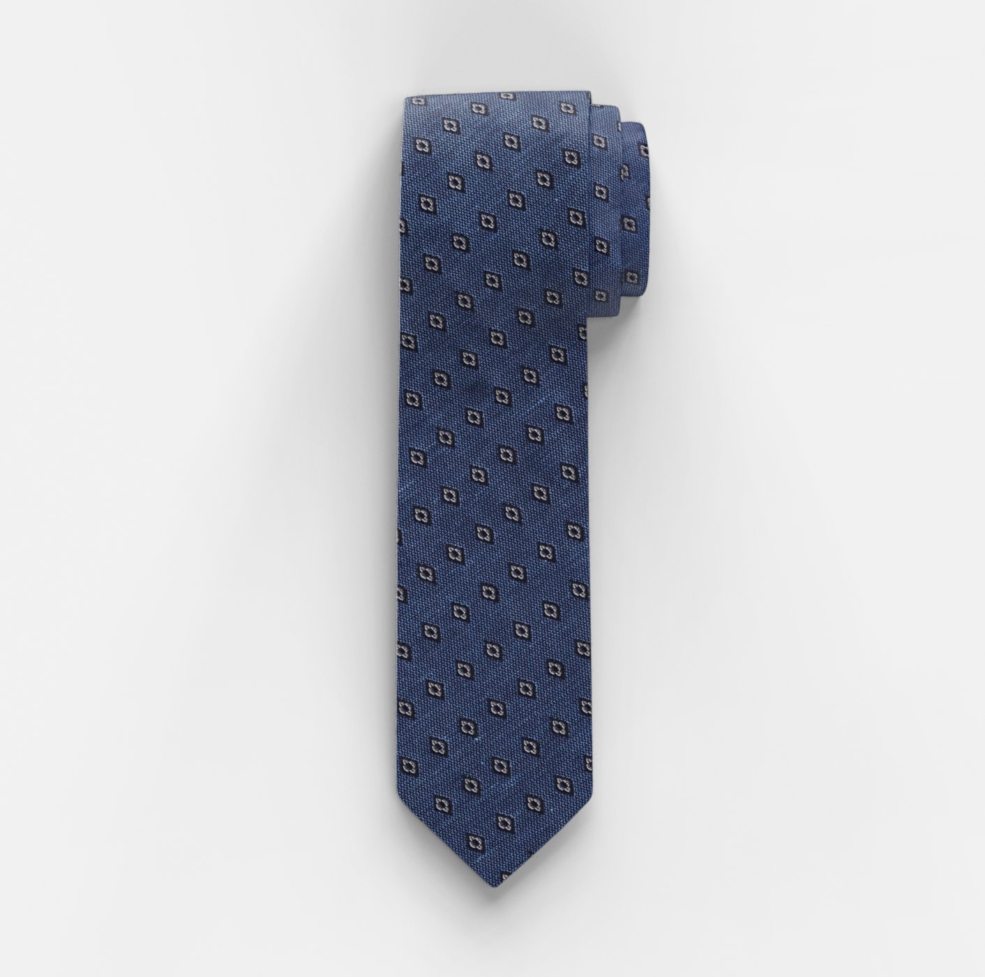 6,5 1725311801 OLYMP - Krawatte, Marine slim cm |