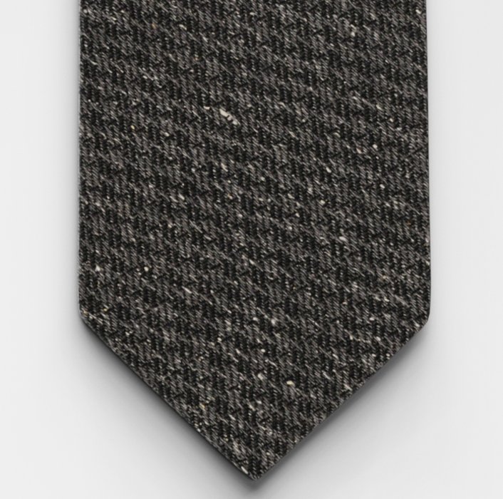 OLYMP Krawatte, regular 7 cm | Schwarz - 1725436801