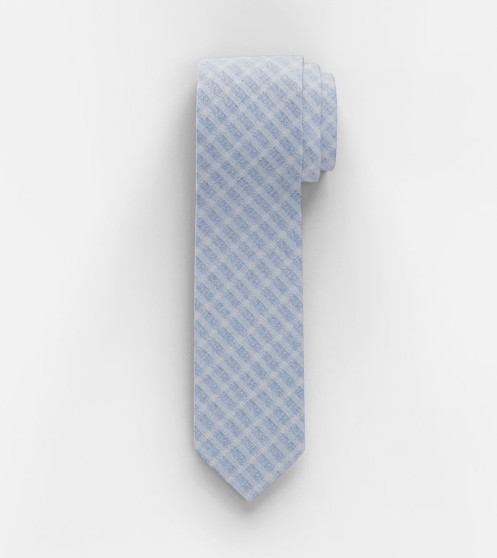 Cravate, slim 6,5 cm, Bleu Fumé