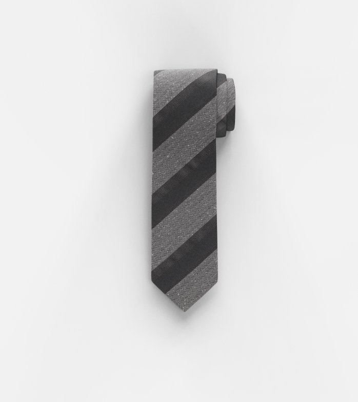Krawatte, regular 7 cm, Schwarz
