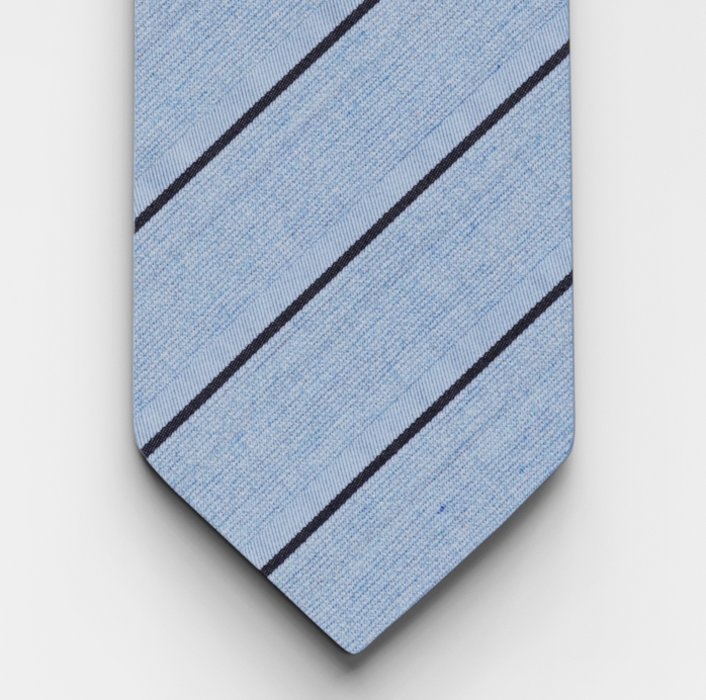 OLYMP Tie, slim 6,5 cm, Blue