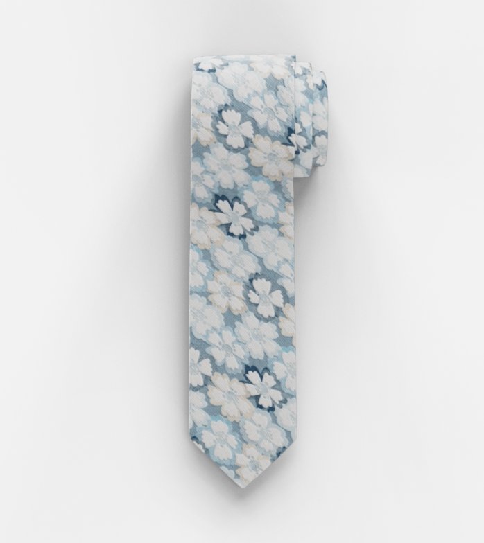 Krawatte, slim 6,5 cm, Blau