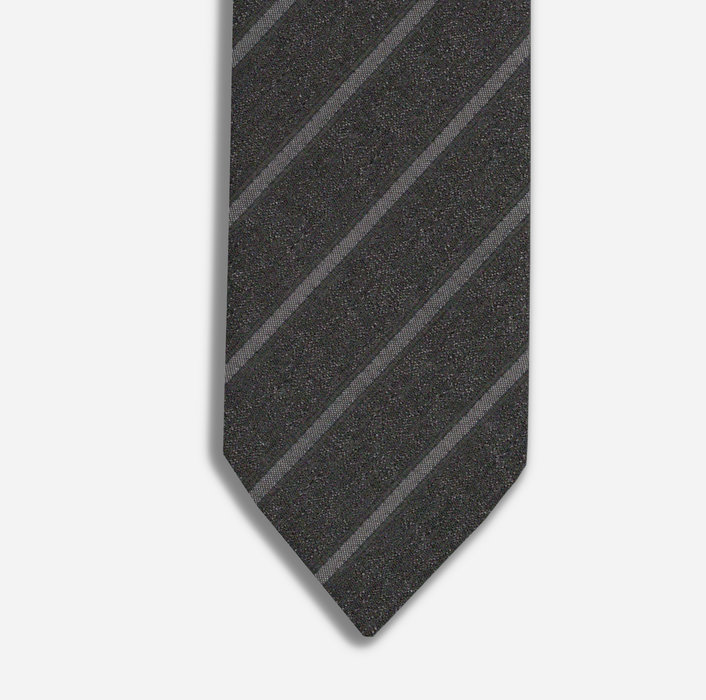 OLYMP Krawatte, super slim 5 cm | Anthrazit - 1738006701