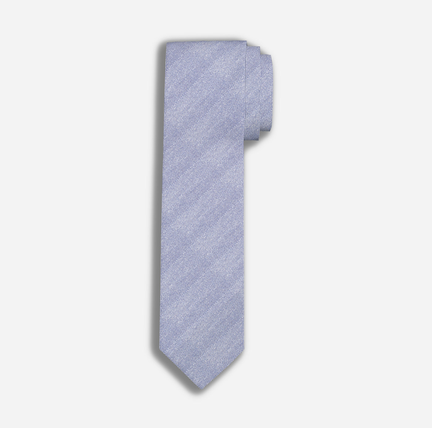 OLYMP Krawatte, slim 6,5 cm | Blau - 1739231501