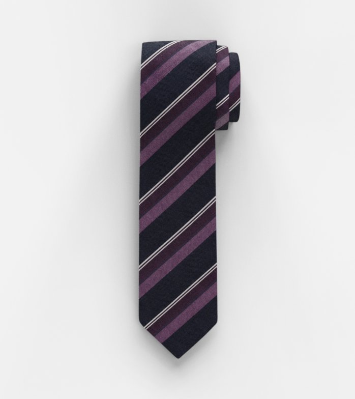 Krawatte, slim 6,5 cm, Violett