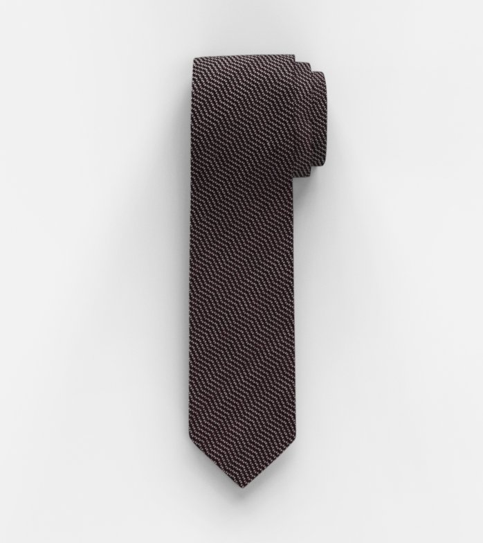 Krawatte, slim 6,5 cm, Chianti