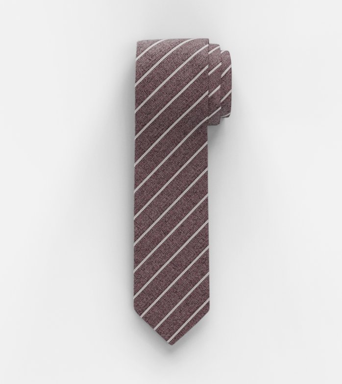 Krawatte, slim 6,5 cm, Chianti